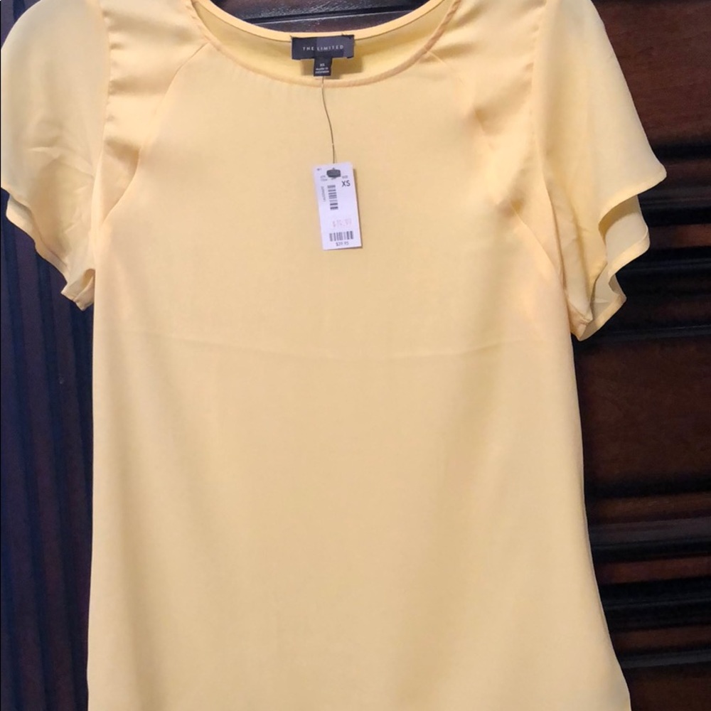 The Limited Yellow short sleeve shirt